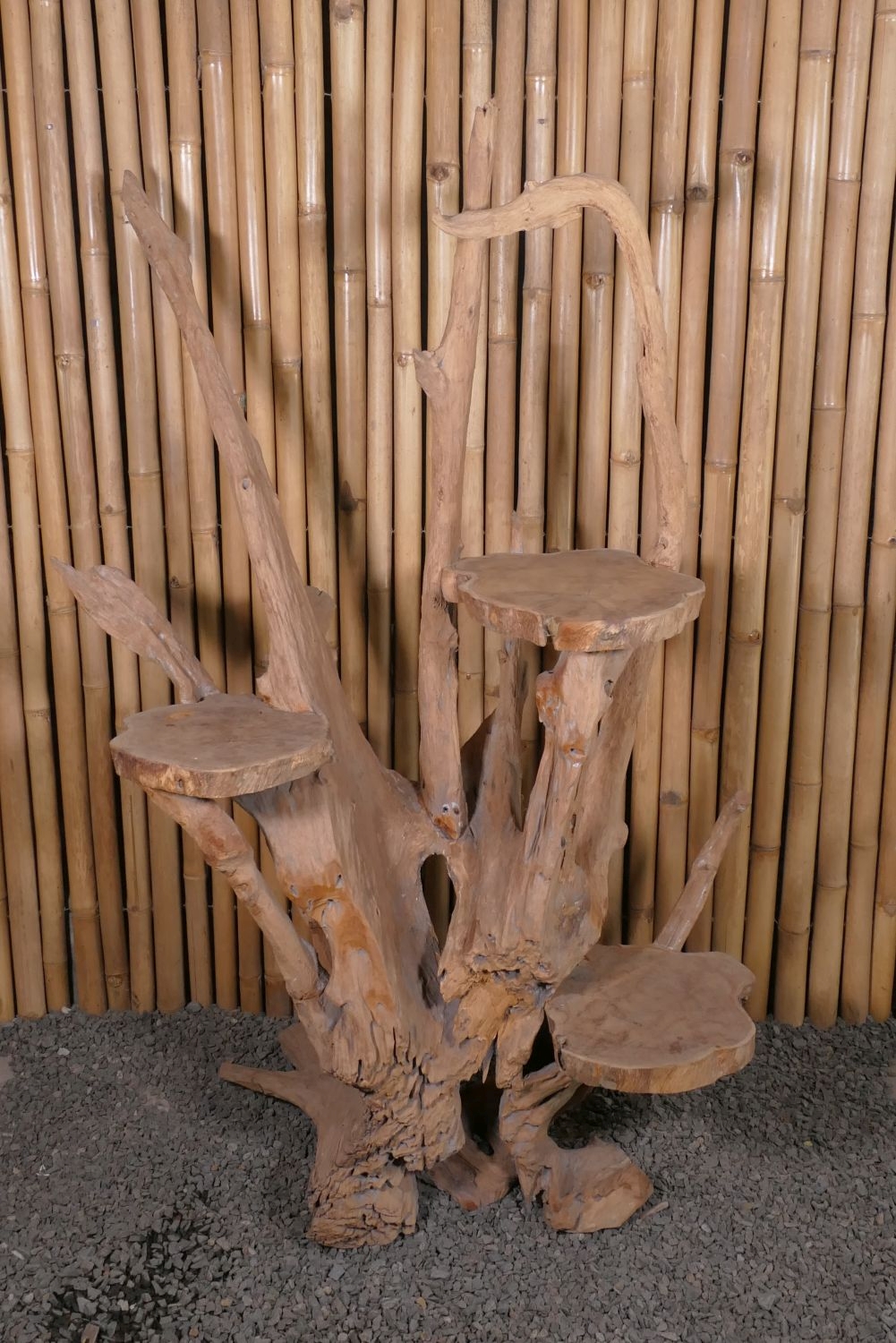  Product image 12 of the product “Shelf made of teak wood about approx. 150cm height ”